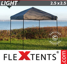 Tenda Dobrável FleXtents Light 2,5x2,5m Cinzento - Comprar já!