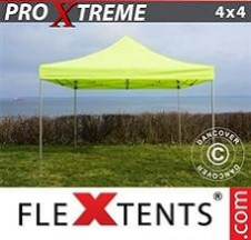 Tenda Dobrável FleXtents Pro Xtreme  4x4m Amarelo néon/verde