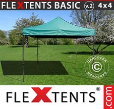 Tenda Dobrável FleXtents Basic 4x4m verde