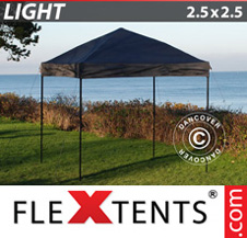 Tenda Dobrável FleXtents Light 2,5x2,5m Preto - Comprar já!