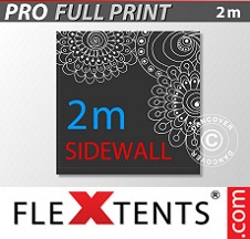 Tenda dobrável FleXtents PRO com impressão digital total 2m para