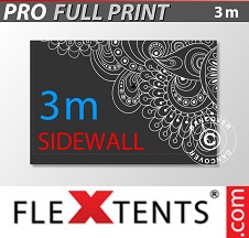 Tenda dobrável FleXtents PRO com impressão digital total 3m para