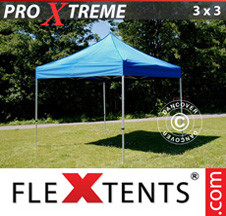 Tenda Dobrável FleXtents Pro Xtreme 3x3m Azul - Comprar já!