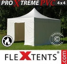Tenda Dobrável FleXtents Pro Xtreme 4x4m Branco, incl. 4 paredes...