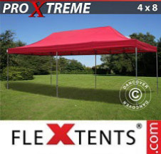 Tenda Dobrável FleXtents Pro Xtreme 4x8m Vermelho
